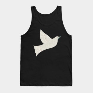 Folk Art Holiday Dove Tank Top